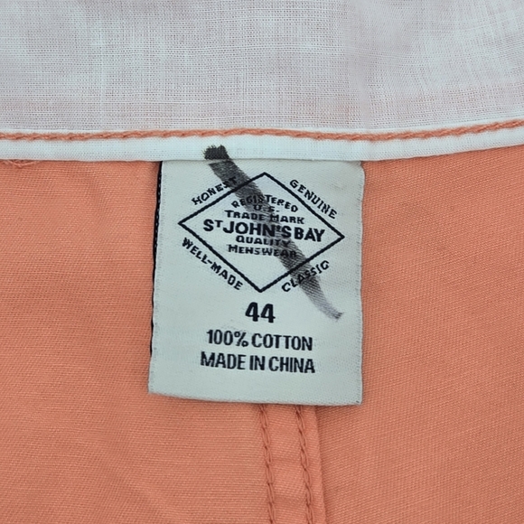 Men's Fresh Salmon St. John's Bay Shorts SIZE:44 NWT - Picture 4 of 7